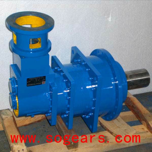 Planetary Gearbox in right angle mounting