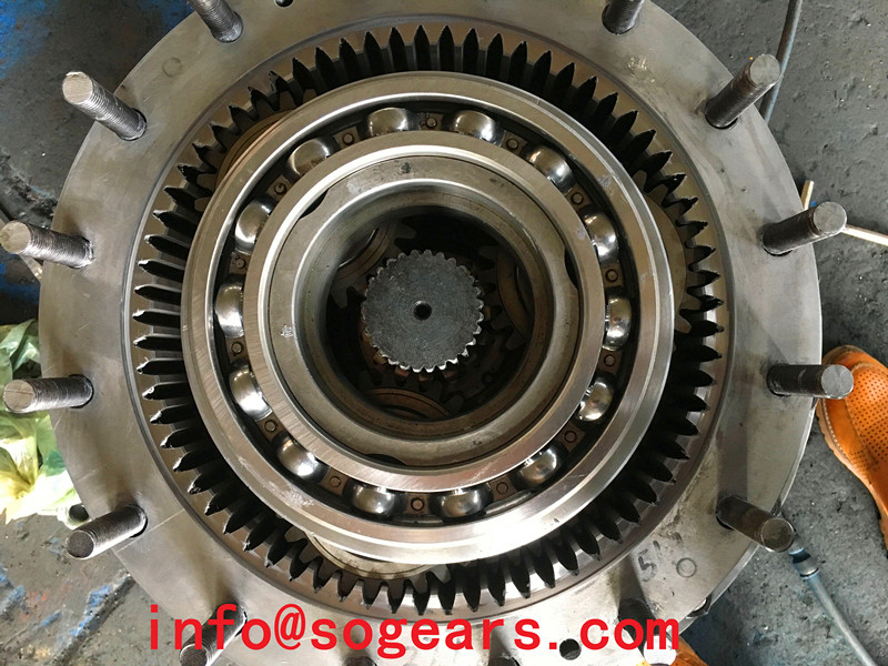 Planetary Gearbox inside  construction